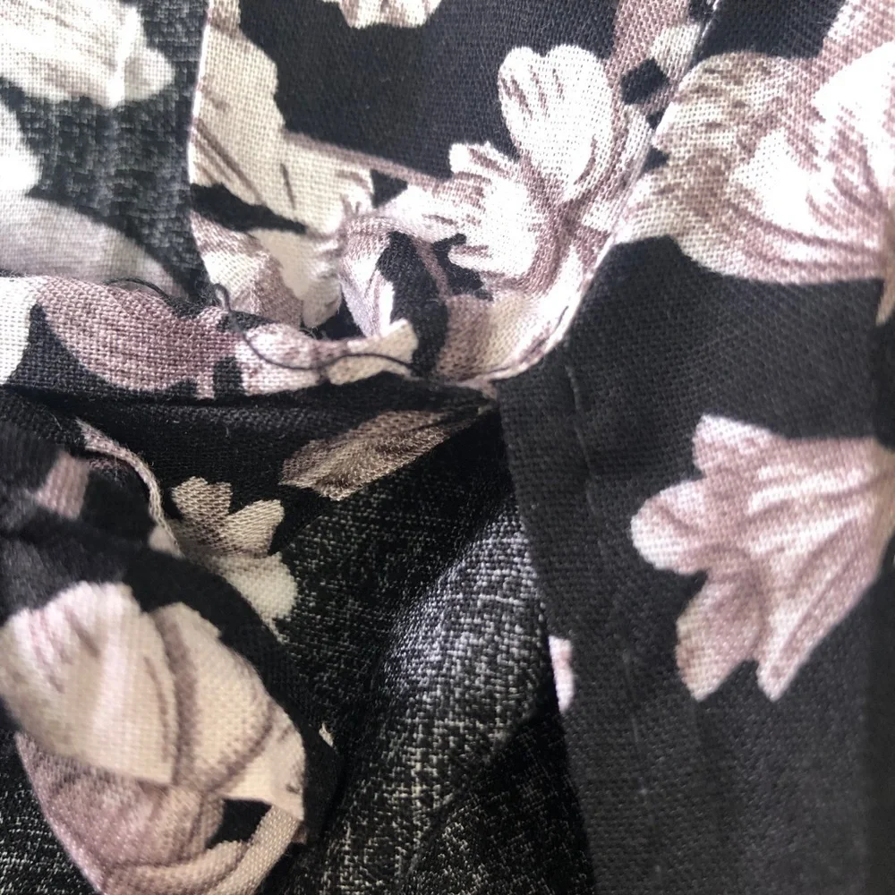 Spiritual Gangster Maya Tie Front Floral Kimono OS